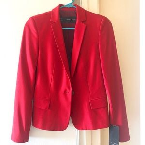 Brand New Zara Red Blazer